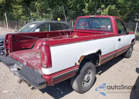 1992 Chevrolet Gmt-400 C2500 z USA, uszkodzony, nr VIN 1GCGC24K5NE171401